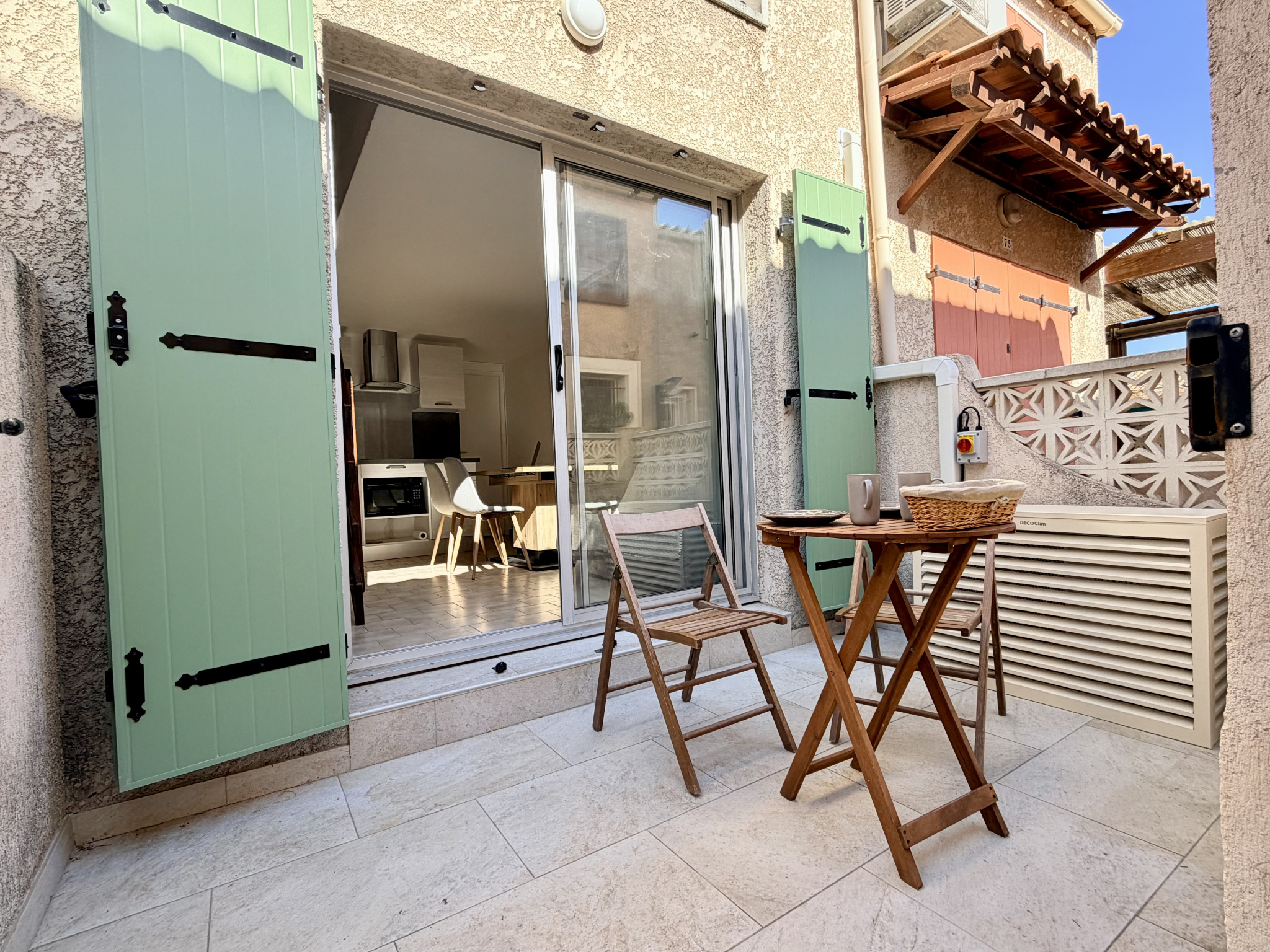 frontignan plage villa T3 avec exterieur et parking