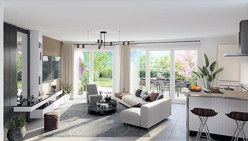 Vic la Gardiole appartement T3 avec jardin