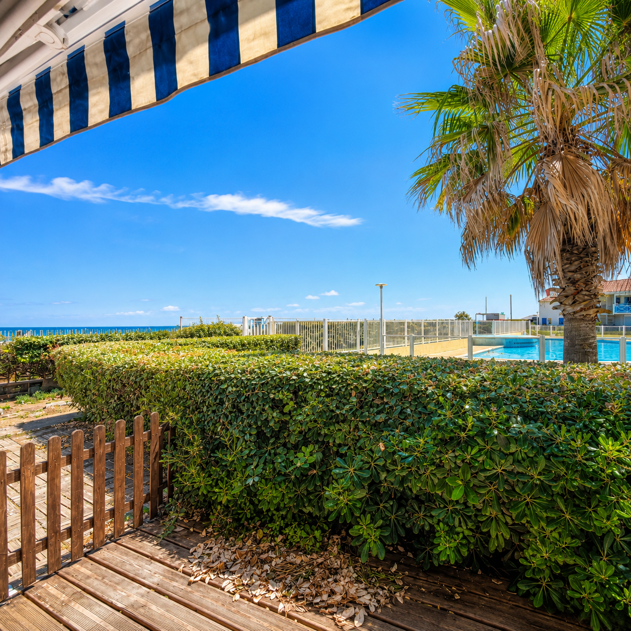 Frontignan Plage, Appartement Front de mer 2 chambres avec Terrasse et Parking